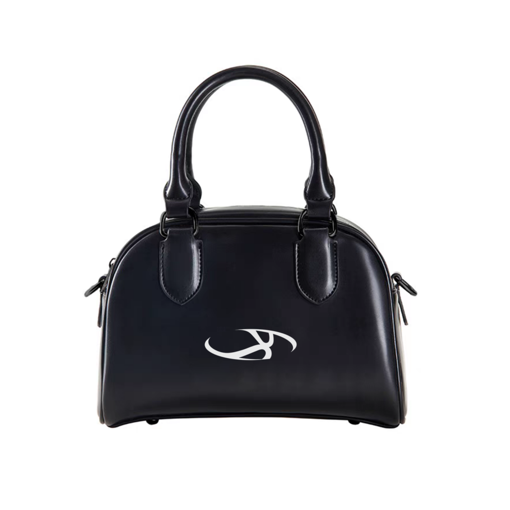 IMXS 2024 New Soft Leather Single Shoulder Large Capacity Casual Simple Tote Bag Black Pleats