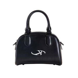IMXS 2024 New Soft Leather Single Shoulder Large Capacity Casual Simple Tote Bag Black Pleats